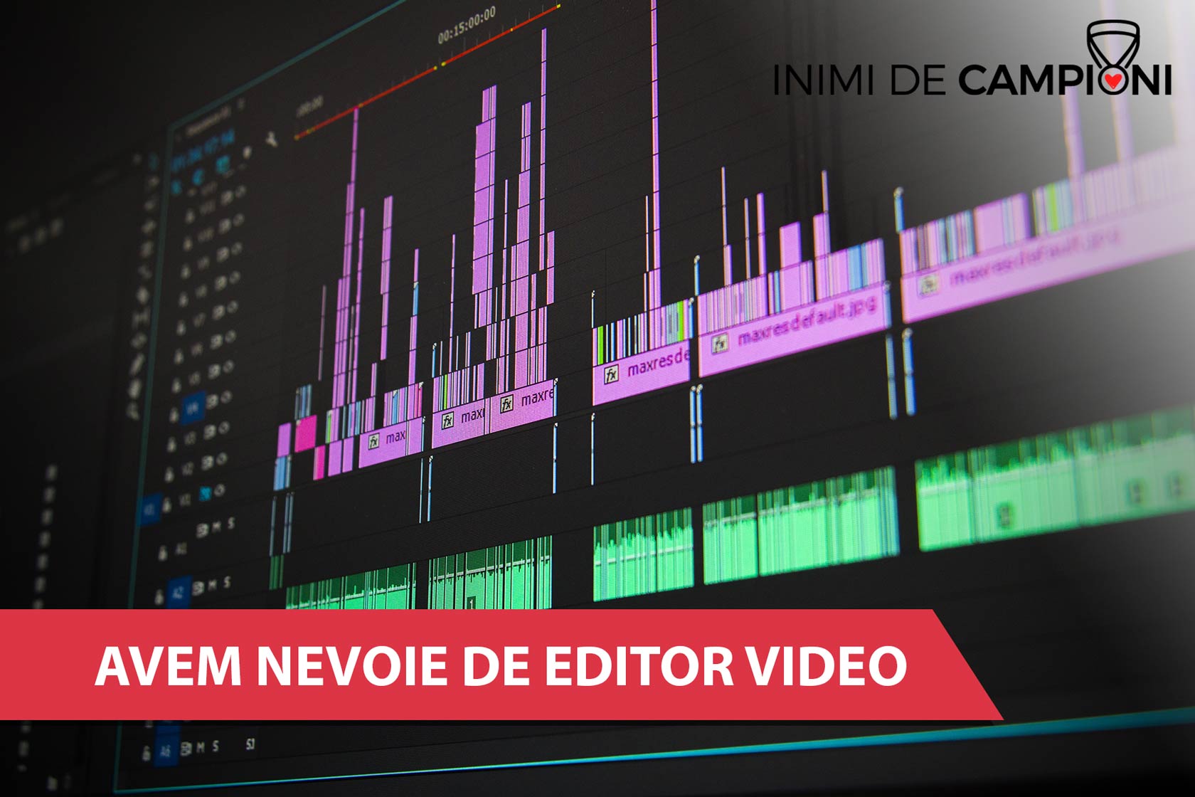 Cautam voluntar pentru editare video